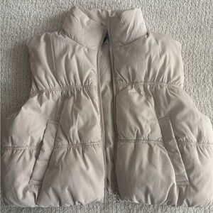 H&M Cream Puffer Vest